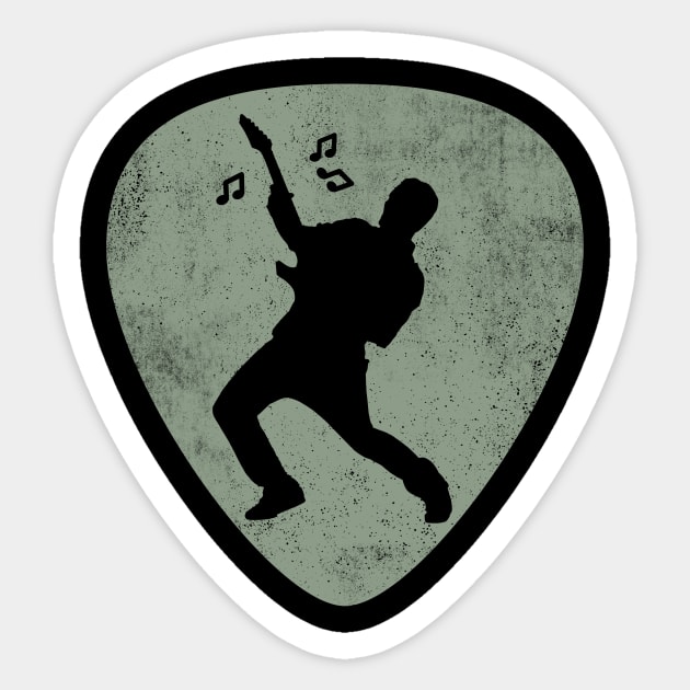 Guitar Guitarist Plectrum Rock Music Musician Sticker by Foxxy Merch